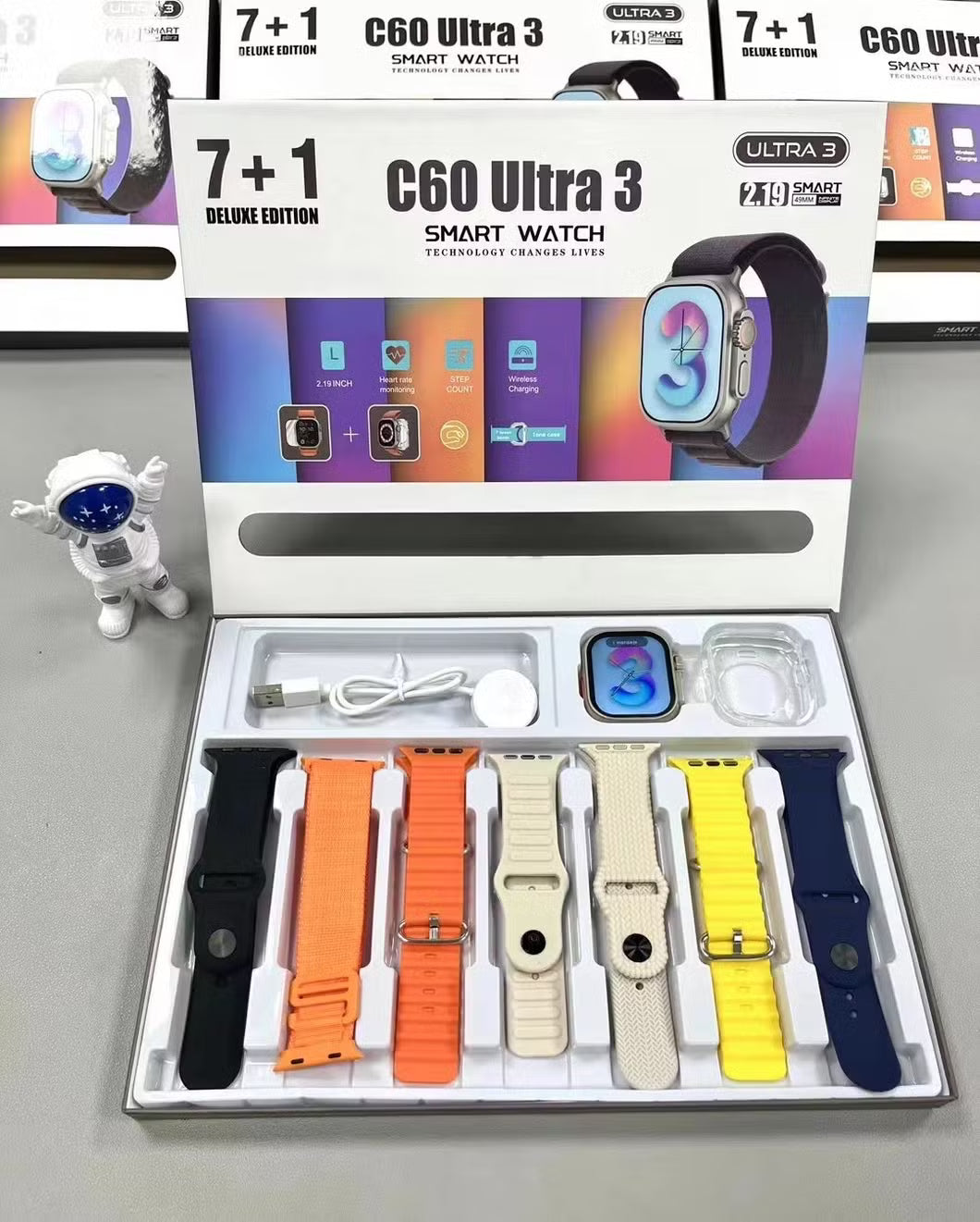 ⭐Smartwatch C60 Ultra 3 – Edición 7+1