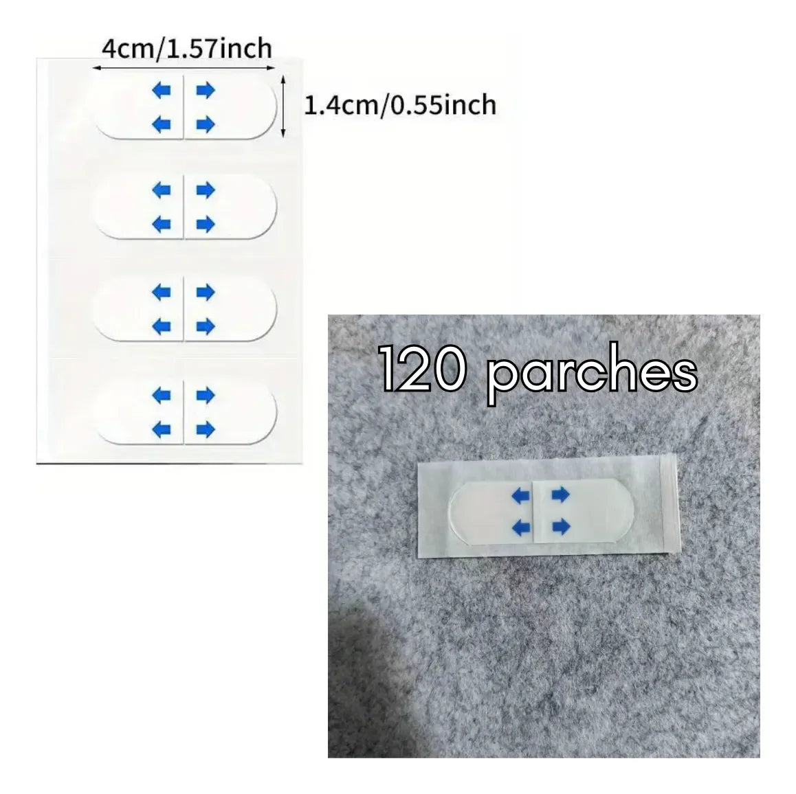 Pack de 120 Novak™ Parches Lifting invisible